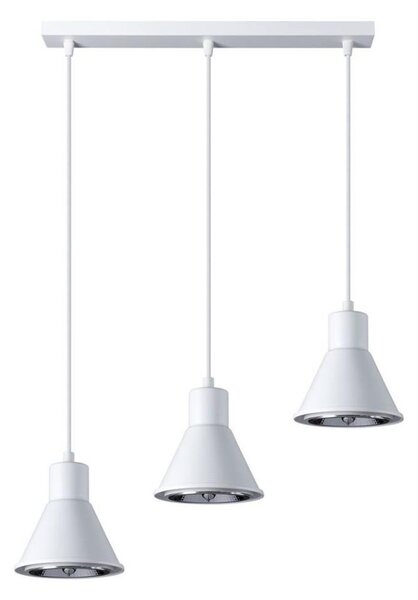 Sollux SL.0988 - Luster na lanku TAZILA 3xES111/60W/230V biela