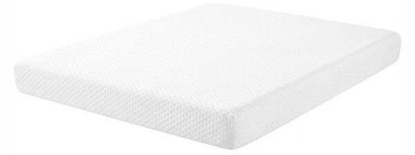 Penový matrac biely polyester 140 x 200 cm snímateľný poťah stredne tvrdý spálňa