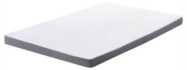 Penový matrac biely 80 x 200 cm odnímateľný poťah na zips stredne tvrdý spálňa