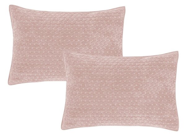 Dekoračné obliečky na vankúše v súprave 2 ks 50x75 cm Attica Velvet Embroidered – Bianca