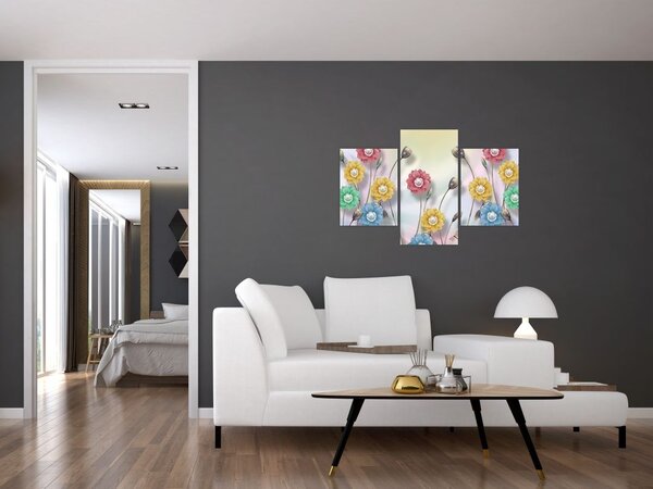 Obraz - Farebná lúka (90x60 cm)