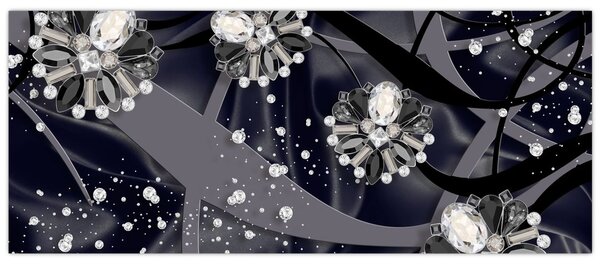 Obraz - Diamanty v priestore (120x50 cm)
