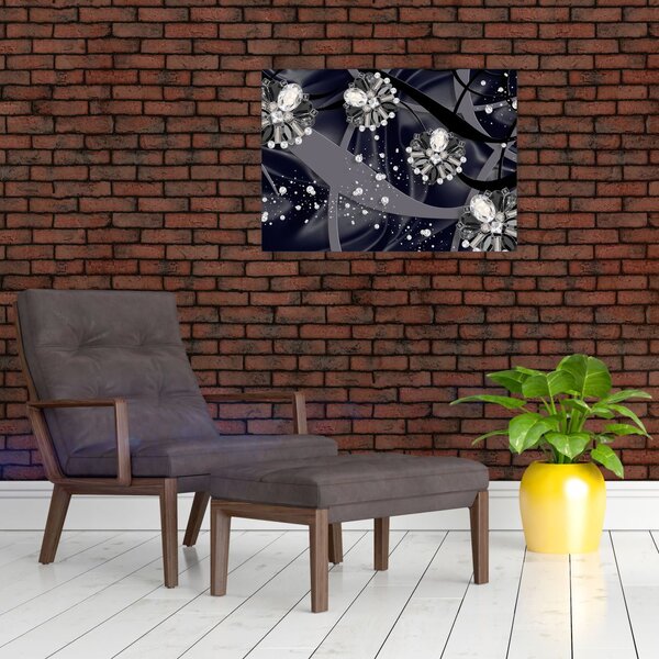 Obraz - Diamanty v priestore (70x50 cm)