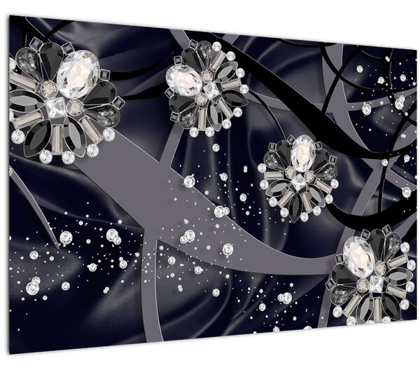 Obraz - Diamanty v priestore (90x60 cm)