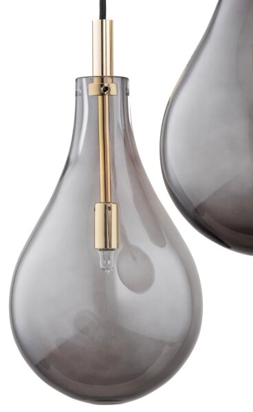 Argon 6105 - Luster na lanku OAKLAND 3xG9/6W/230V čierna