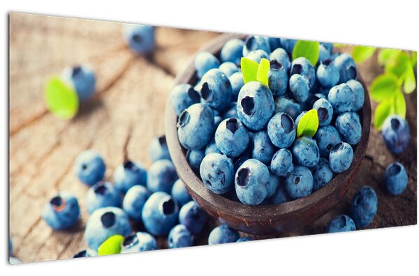 Obraz - Čučoriedky (120x50 cm)