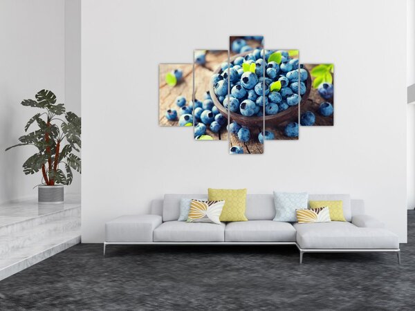 Obraz - Čučoriedky (150x105 cm)