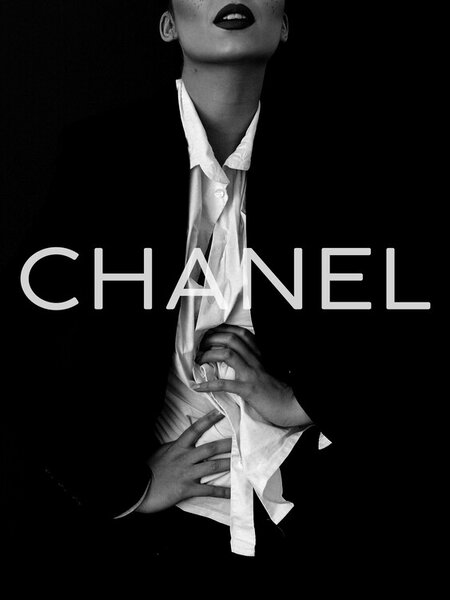 Ilustrácia Chanel model, Finlay & Noa, (30 x 40 cm)