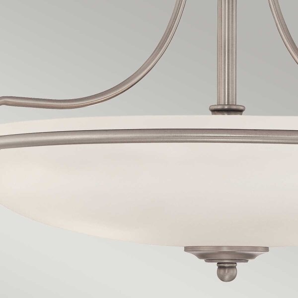 Elstead QZ-GRIFFIN-SFS-AN - Prisadený luster GRIFFIN 3xE27/100W/230V matný chróm