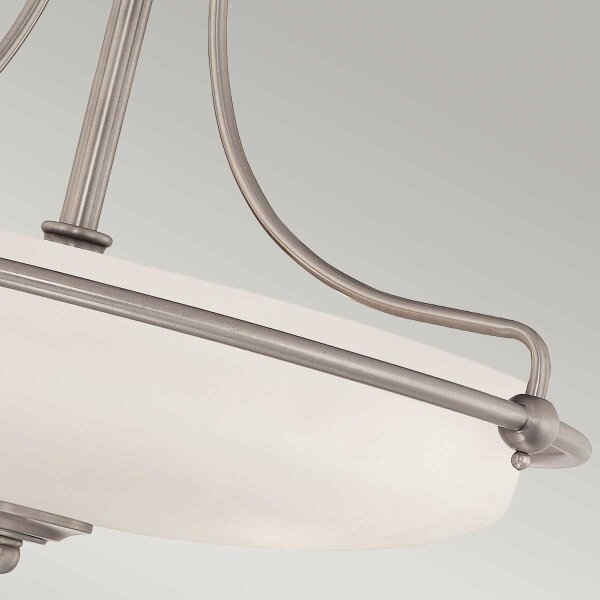 Elstead QZ-GRIFFIN-SFS-AN - Prisadený luster GRIFFIN 3xE27/100W/230V matný chróm