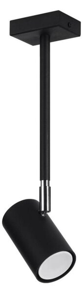Sollux SL.1074 - Luster na tyči NORANO 1xGU10/40W/230V čierna