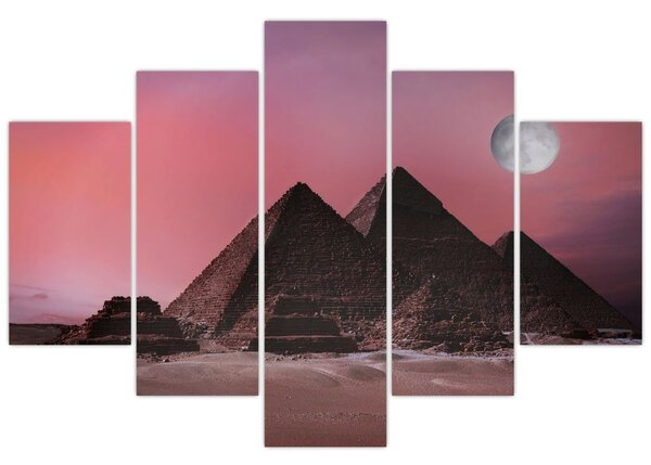 Obraz - Pyramídy Giza, Egypt (150x105 cm)