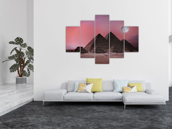 Obraz - Pyramídy Giza, Egypt (150x105 cm)