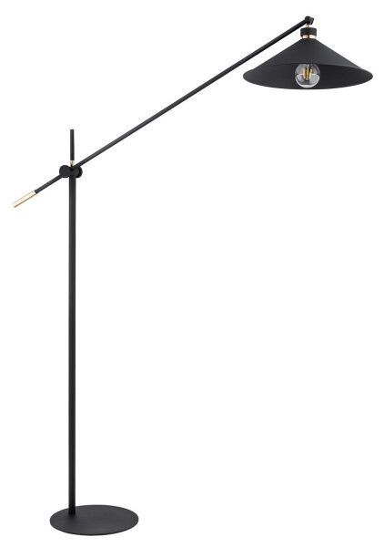 Argon 4732 - Stojacia lampa NASHVILLE 1xE27/15W/230V čierna