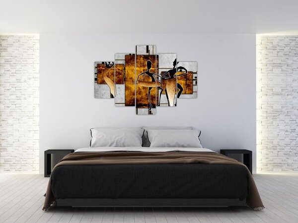 Obraz - Motívy Africkej kultúry (150x105 cm)
