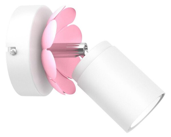 Nástenné bodové svietidlo FLOWER 1xGU10/8W/230V biela