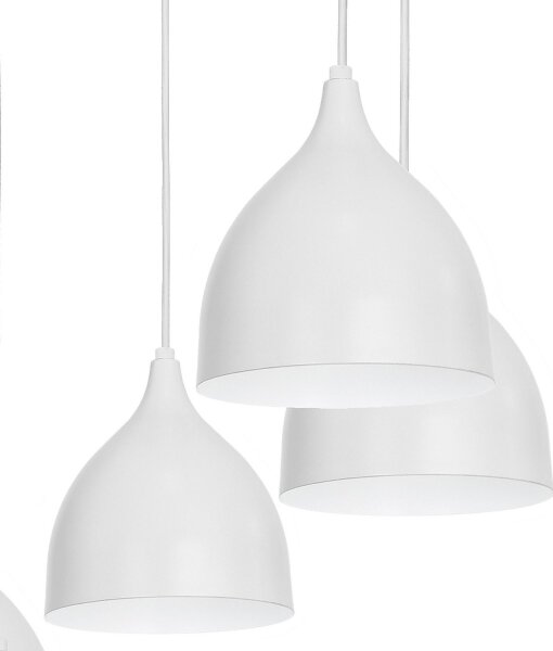 Luster na lanku NOAK 5xE27/15W/230V šedá