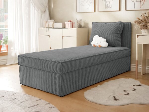 Mirjan24 Jednolôžková kontinentálna posteľ Figred Sztruks, Rozmer postele: 90x200 cm, Farba tkaniny: Poso 22 5903211508868
