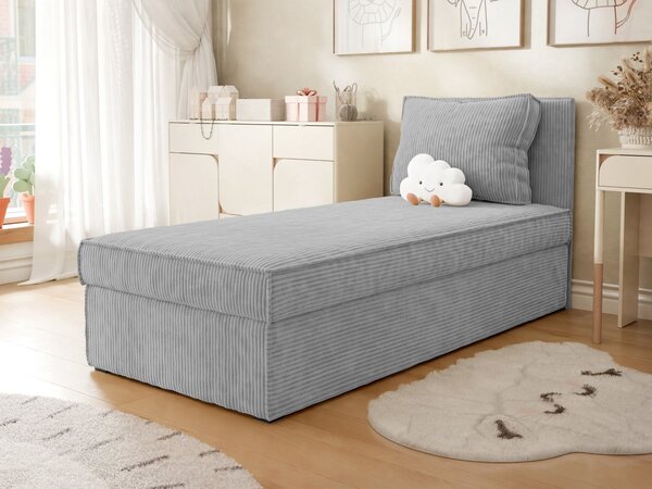 Mirjan24 Jednolôžková kontinentálna posteľ Figred Sztruks, Rozmer postele: 90x200 cm, Farba tkaniny: Poso 22 5903211508868