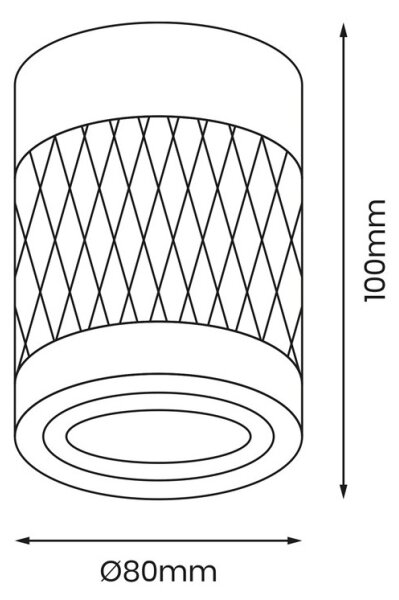 Bodové svietidlo BIMA 1xGU10/25W/230V okrúhly biela