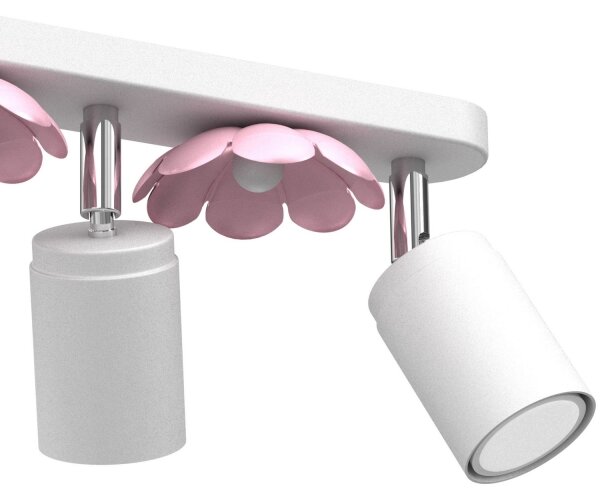 Bodové svietidlo FLOWER 3xGU10/8W/230V biela