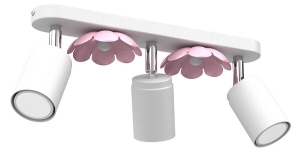Bodové svietidlo FLOWER 3xGU10/8W/230V biela