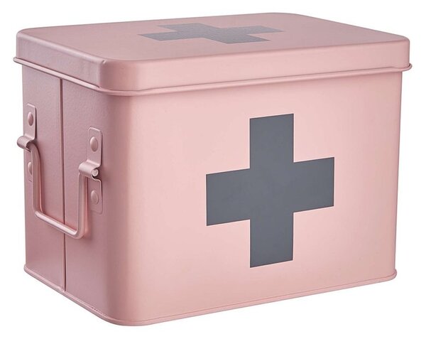 MEDIC Box na lieky - sv. ružová