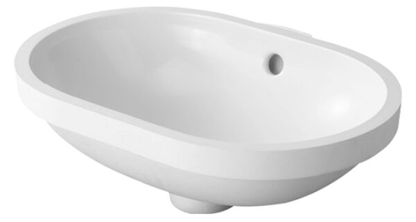 Duravit Bathroom_Foster - Vstavané umývadlo, bez plochy pre armatúru, 43 x 28 cm, biele 0336430000