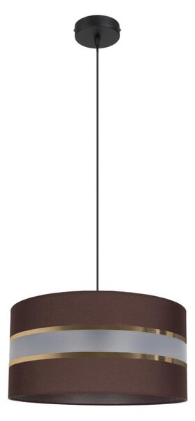 Luster na lanku CORAL 1xE27/60W/230V pr. 40 cm hnedá
