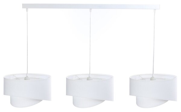 Luster na lanku GALAXY 3xE27/60W/230V biela