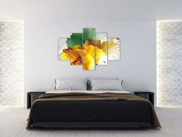 Obraz - Listy (150x105 cm)