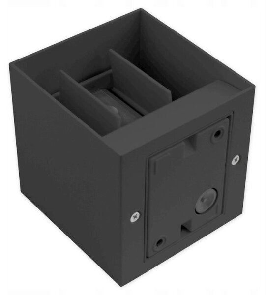 LED Vonkajšie nástenné svietidlo 2xLED/3W/230V IP54 antracit