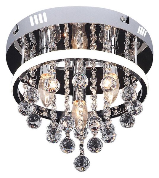 Rabalux 2236 - Krištáľový prisadený luster PALLAS LED/20W/230V + 3xE14/40W