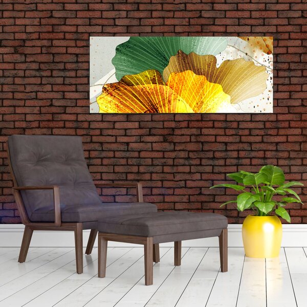Obraz - Listy (120x50 cm)
