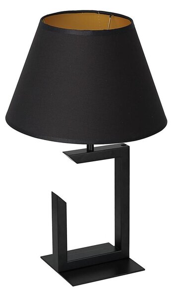 Stolná lampa 1xE27/60W/230V 45 cm čierna/zlatá