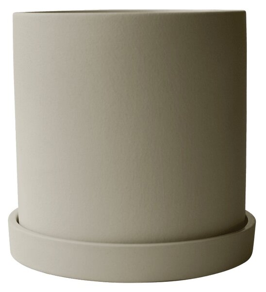 Keramický kvetináč s podmiskou Grow Pot Creme 13cm