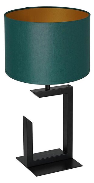 Stolná lampa 1xE27/60W/230V 45 cm zelená/zlatá