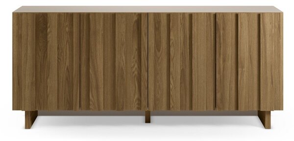 Krémovobiela/v prírodnej farbe komoda z borovicového dreva 180x78x43 cm Marlo – Marckeric