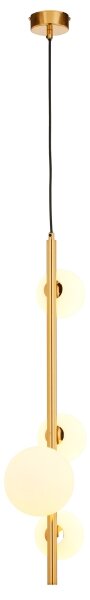 Jupiter 1921 - Luster na lanku TAIDA 4xG9/40W/230V mosadz