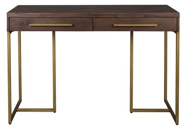 Konzolový stolík v dekore akácie v tmavo prírodnej farbe 45x120 cm Class – Dutchbone