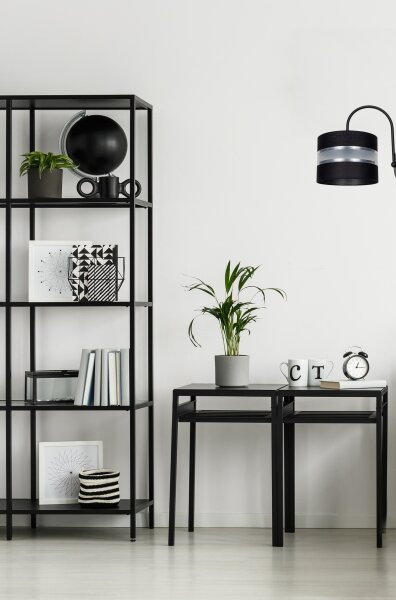 Nástenné svietidlo CORAL 1xE27/60W/230V čierna