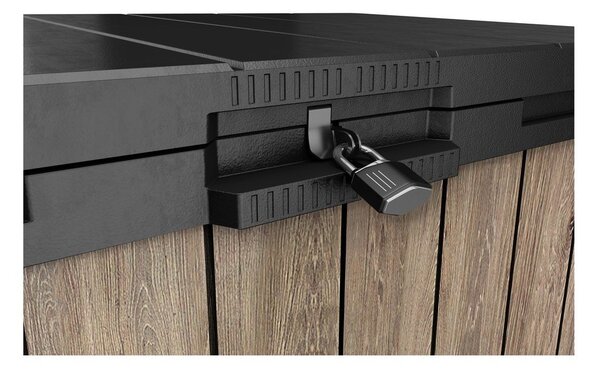 Hnedý plastový záhradný úložný box Deco – Keter