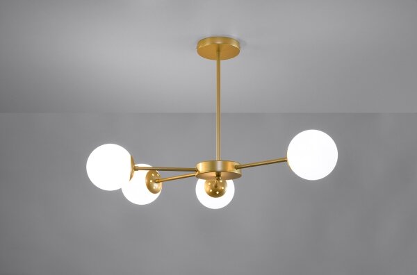 Luster na tyči MATI 4xG9/20W/230V zlatá