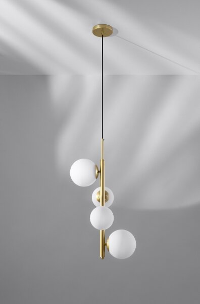 Luster na lanku CORDEL 4xG9/20W/230V zlatá