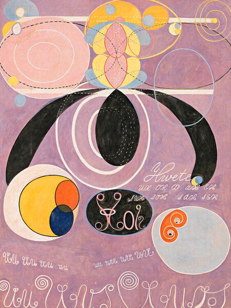 Obrazová reprodukcia The 10 Largest No.6 (Purple Abstract) - Hilma af Klint