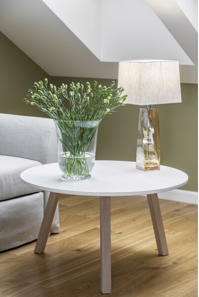 Argon 3840 - Stolná lampa LILLE 1xE27/15W/230V biela