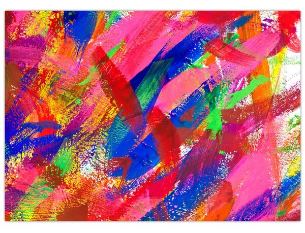 Obraz - Farebná abstrakcia (70x50 cm)