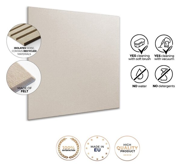 Látkové akustické panely v súprave 2 ks 60x60 cm Travertine II – Styler