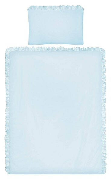 Belisima Detské bavlnené obliečky do postieľky Pure tyrkysová, 90 x 120 cm, 40 x 60 cm