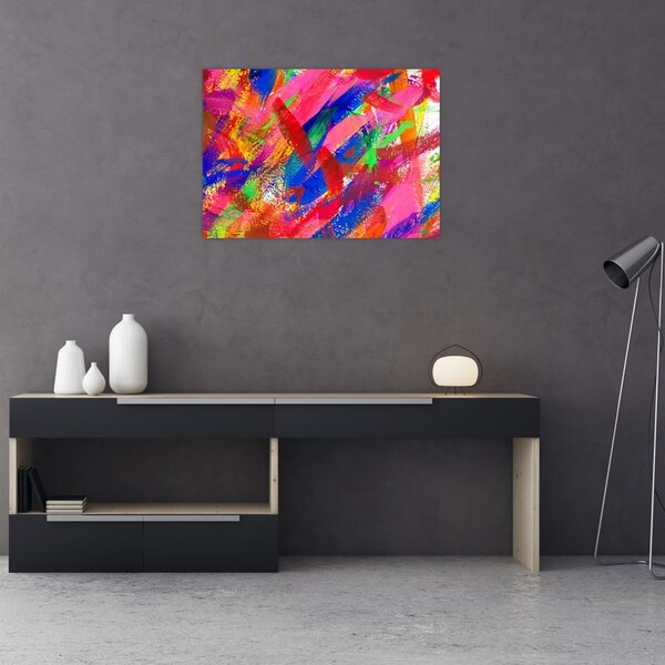 Obraz - Farebná abstrakcia (70x50 cm)